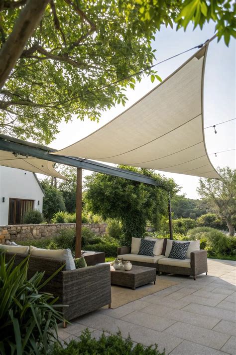 17+ Creative Triangle Sun Shade Ideas for Your Home