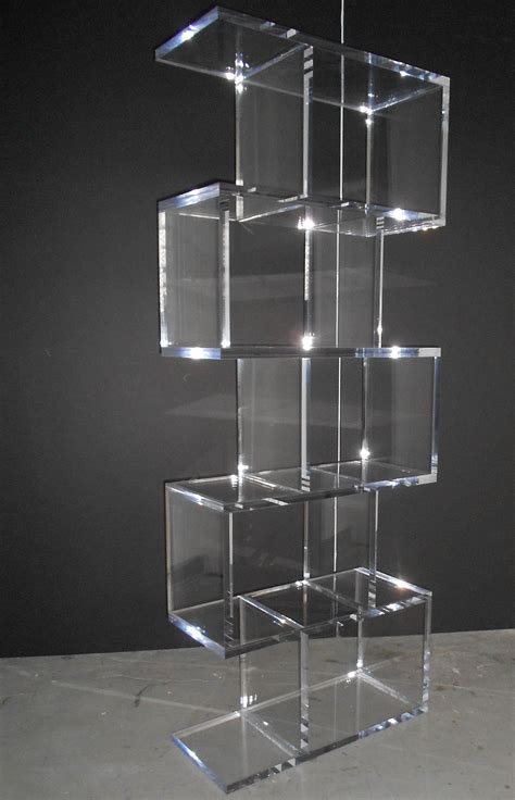 S4 Acrylic Bookcase | Glass Display Shelves