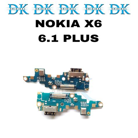 Jual Konektor Charger Nokia X6 6.1 Plus USB Papan Cas Mic Pcb Board ...