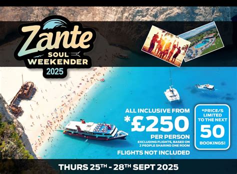 ZANTE SOUL WEEKENDER 2025, Zakynthos, Zakinthos, 25 September to 29 ...