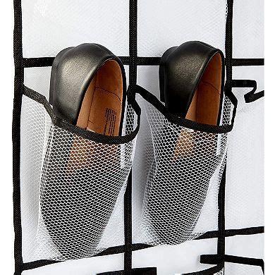 Okuna Outpost Over The Door Hanging Shoe Organizer, Mesh with 24 ...