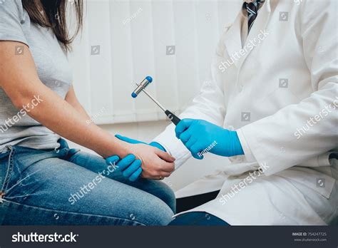 Стоковая фотография 754247725: Reception Doctor-neuropathologist Medical Examination | Shutterstock