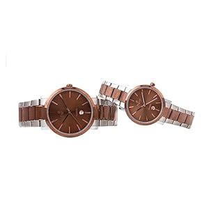 Buy Sveston Brown Dial Couple Watch at Amazon.in