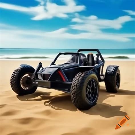 Beach buggy designed like a racing car on Craiyon