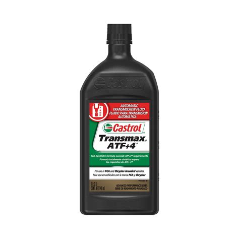 Castrol Transmax ATF +4 Automatic Transmission Fluid, 1 Quart - Walmart.com