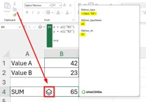 Python Function in Excel 的图像结果