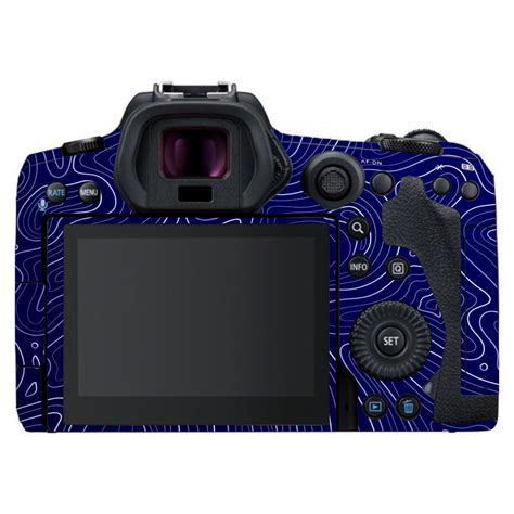 Deep Blue Contour Canon EOS R5 Camera Skins