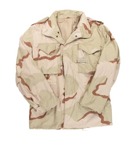 U.S. Military Original DCU 3 Color Tri-Desert Camo M65 Cold Weather Fi ...