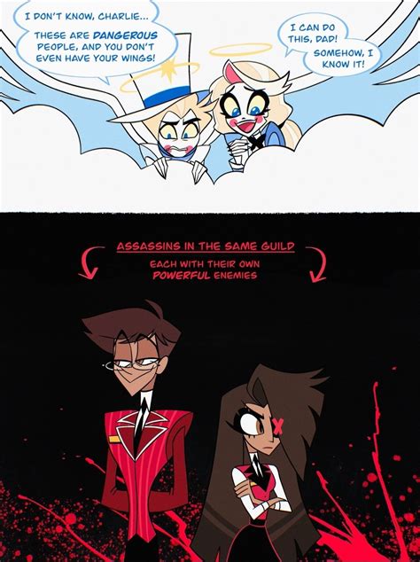 Lucifer x Charlie x Alastor x Vaggie fanart of Tumblr hotel hazbin in 2025 | Hotel art, Monster ...