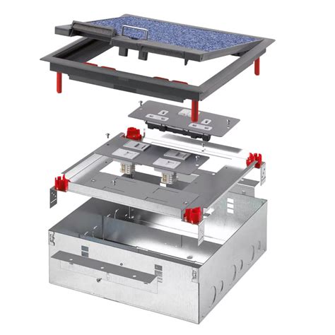 Raised Access Floor Metal Boxes Tate CCN1250 ConCore 1250 Concrete