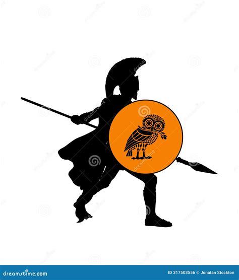 Athens And Sparta Flags Against Persian Empire Flag. Ancient Symbol ...