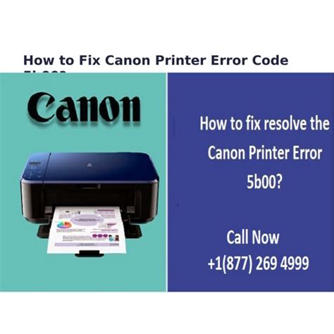 Canon Printer Error Code 5B00 的图像结果