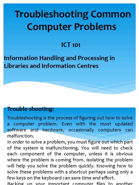 Troubleshooting and Preventing Common Computer Problem 的图像结果