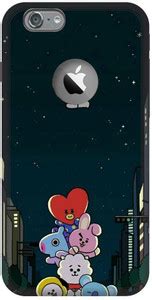 Vinsmoke Back Cover for Iphone 6 cut BT21, BTS, koya, RJ, Shooky, Mang ...