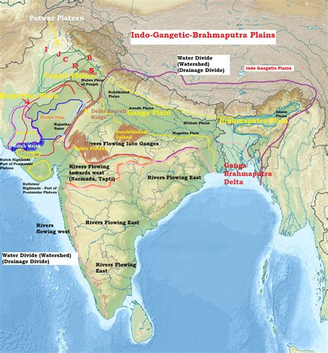 Ganges Plain Map