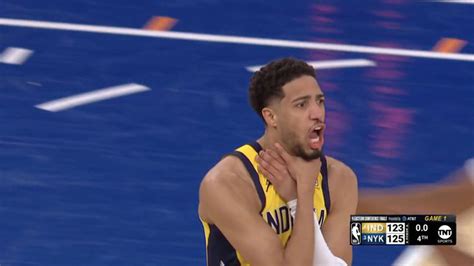 Tyrese Haliburton recreated Reggie Miller’s iconic taunt as Knicks ...