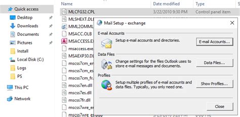 Image result for Control Panel Mail Icon