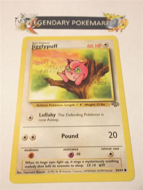Jigglypuff Pokemon Card