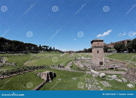 The Circus Maximus, an Ancient Roman Circus Located in Rome. Stock ...