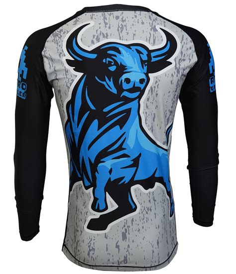 Strong Like Bull Rash Guard | 80s Parody Long Sleeve