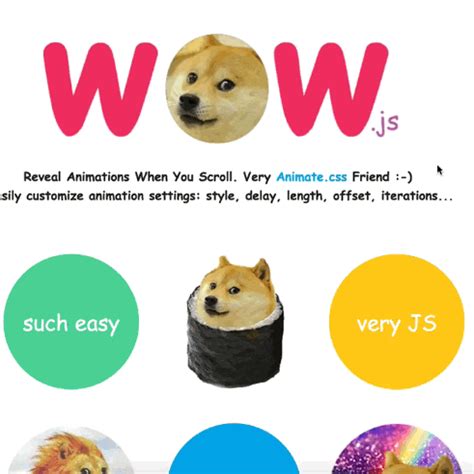 JavaScript Scrolling Effect 的图像结果