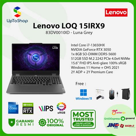Jual Lenovo LOQ 15IRX9 10ID Core i7-13650HX 8GB 512GB RTX3050 W11+OHS21 | Shopee Indonesia - size of lenovo loq 15irx9