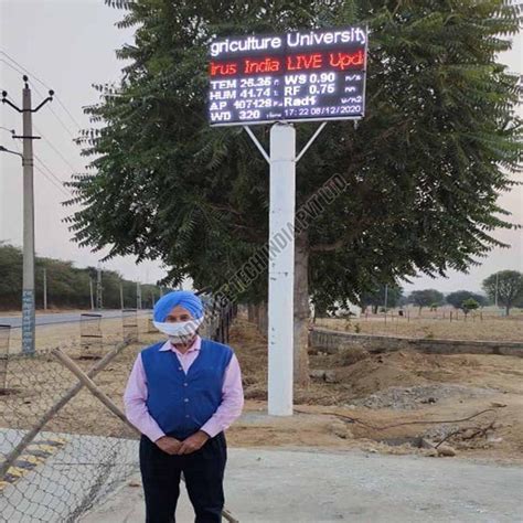 Air Quality Index Display Board Manufacturer, Supplier from Zirakpur