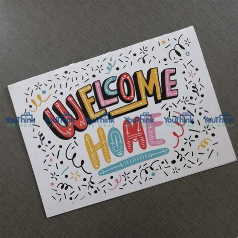 Welcome Home Card (Celebration Design) - You Think We Wrap