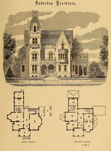Second Empire Victorian House Plans
