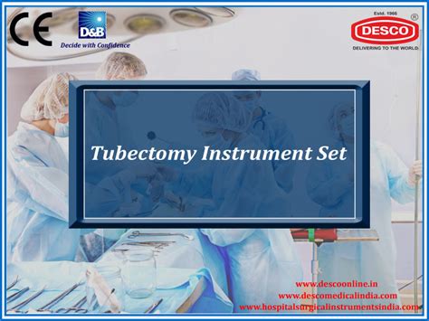 Tubectomy Surgical Instrument Set - Manufacturers, Exporters ...