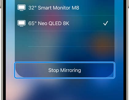 How to mirror your iOS device’s screen to your Samsung Smart TV ...