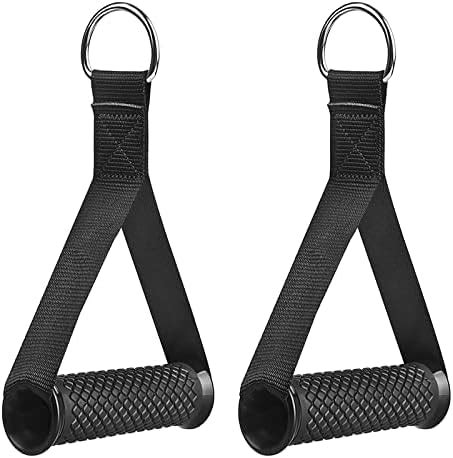 STAYN Gym Handles- with Solid ABS Cores and Welded D-Rings, Strong ...