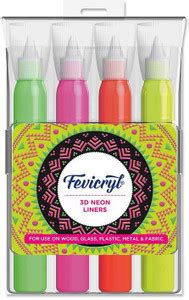 Flipkart.com | Fevicryl 3D Neon Liners (20 ml each)