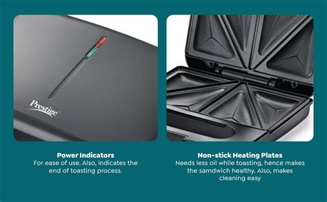 Buy Prestige Sandwich Toaster With Fixed Sandwich Plates - Psdp 01 ...