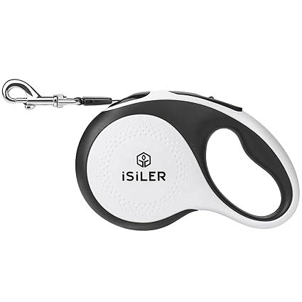 ISILER Retractable Dog Leash, 5M 360°Tangle-Free Nylon Tape Dog Chain ...