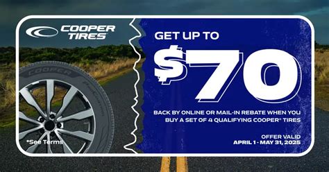 National Tire Rebates - Cooper | Roll into Savings