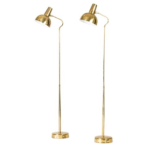 Scandinavian Modern Brass Floor Lamp, 1950s/1960s For Sale at 1stDibs