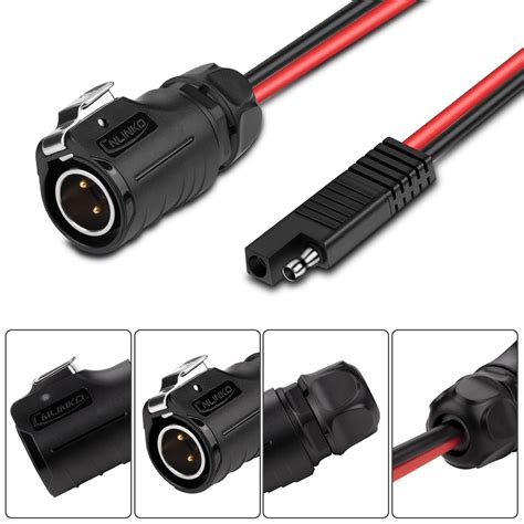 Buy 2 Pin Power Industrial Circular Connector to SAE Cable with SAE ...