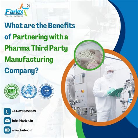 Benefits of Partnering with a Pharma Third Party Manufacturing Company
