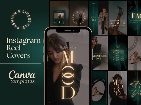 Instagram Reel Templates | Minimal IG Reel Cover Template | Modern IG ...