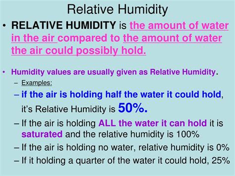 Image result for Humidity Example