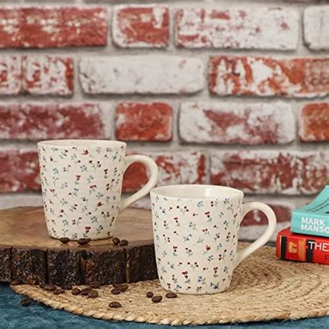 Buy Crock Comforts-Handmade Ceramic Printed Chai Kullar/Kullad/Cups ...