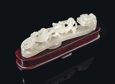 A CHINESE WHITE JADE BELT HOOK , QING DYNASTY (1644-1911), | Christie