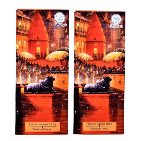 Jalvayu Chandan Incense Stick | Combo Pack of 2 Boxes | Agarbatti for ...