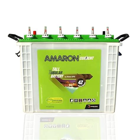 Amaron 150TT42 150Ah Tall Tubular Battery with 42*Month Warranty for ...