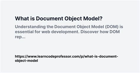 Image result for Virtual Document Object Model