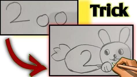 Image result for Drawing Rabbits Using Number 2