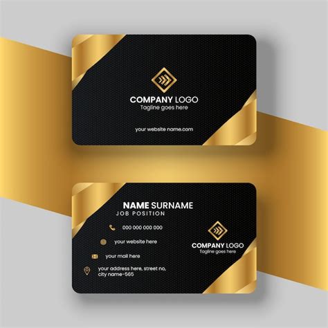 Gold Foil Business Card Design 的图像结果
