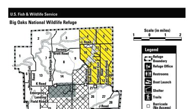 Big Oaks National Wildlife Refuge Public Use Map | FWS.gov
