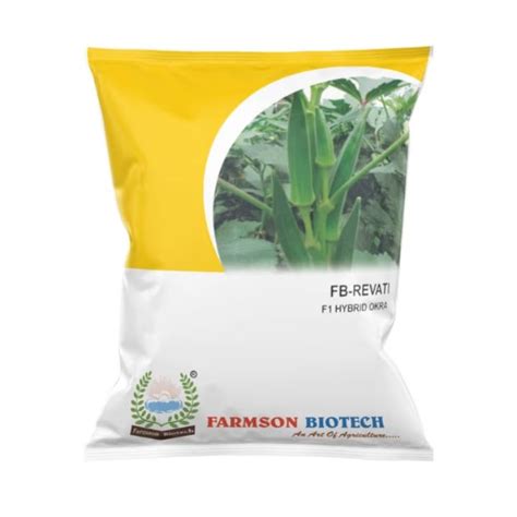 Buy Farmson Biotech Revati F1 Hybrid Okra Seeds Online | KisanShop